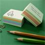 Self-adhesive cube note, 51x51mm, 240 sheets, STICK N, forest colors pastel mix